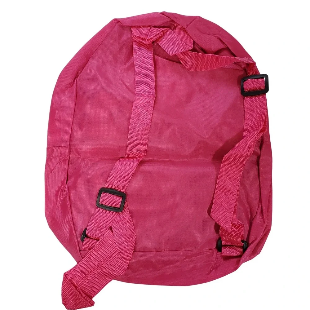 Baby Shark Pink Backpack Embroidered Doo Doo Doo Toddler Kids School Bag